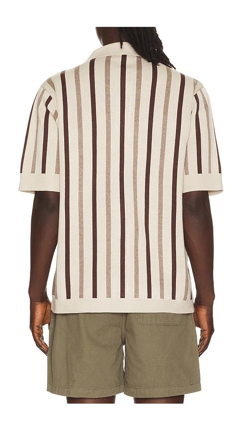 Rowan Striped Shirt in Neutral. - size L (also in M) - Central Park West - Modalova