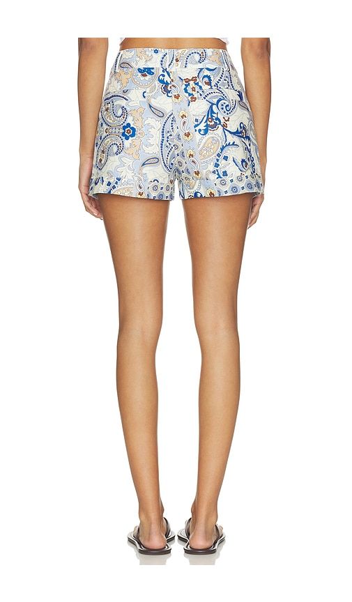 Inez Paisley Belted Short in . Size L. Also in M, S, XS - Central Park West - Modalova