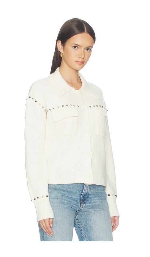 Felix Studded Sweater Jacket in . - size S (also in XS, M, L, XL) - Central Park West - Modalova