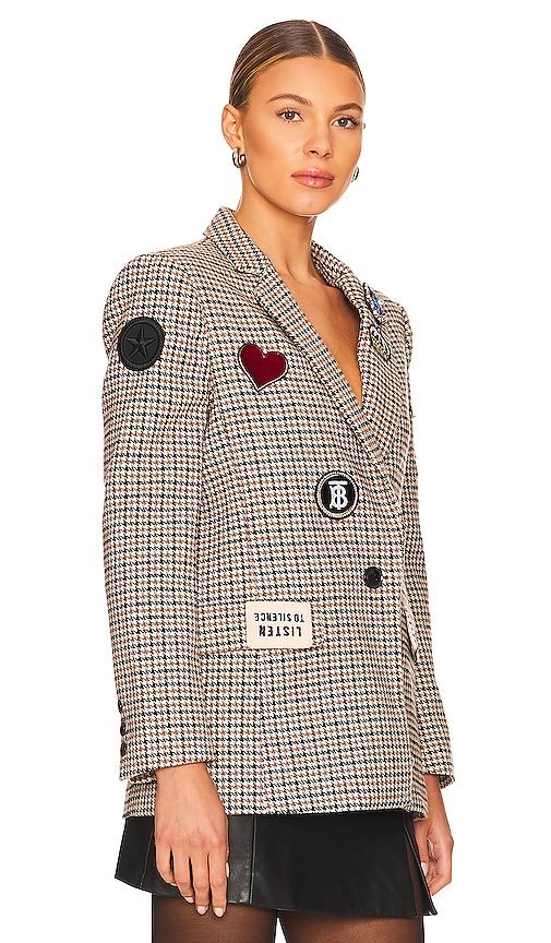 Lucky Patches Blazer in Brown. - size S (also in XS, M, L, XL) - Central Park West - Modalova