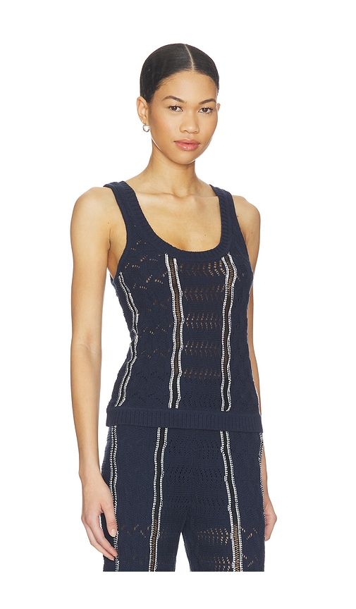 Amber Squiggle Stitch Tank in . - size L (also in M, S, XL, XS) - Central Park West - Modalova