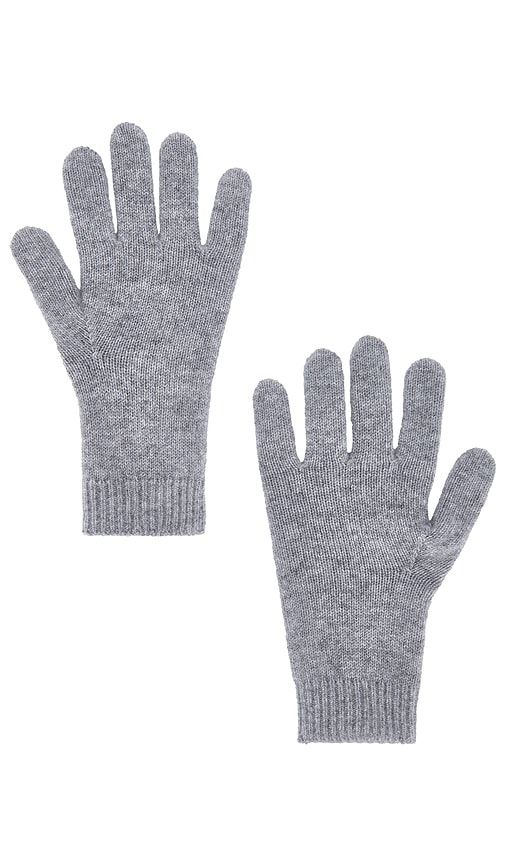 Cashmere Short Gloves in Grey - Comme Si - Modalova