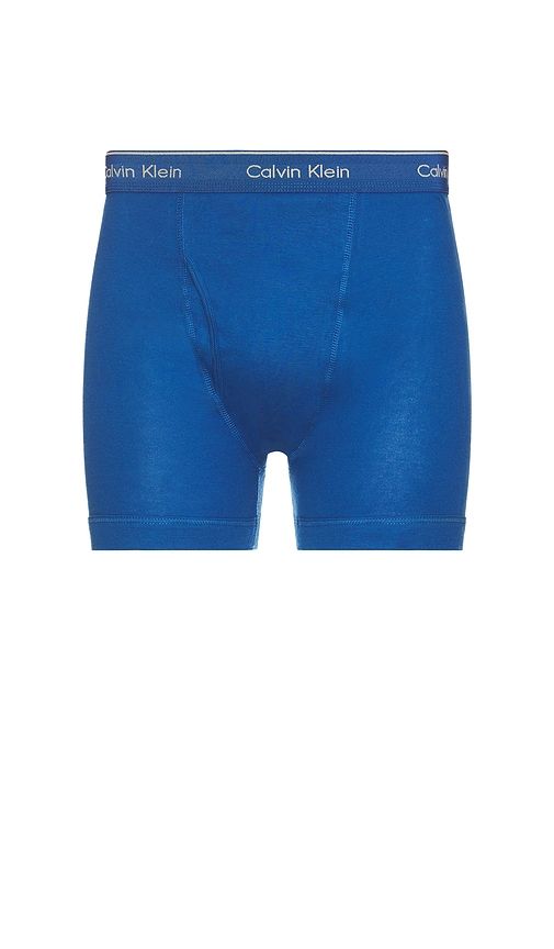 Cotton Classic Boxer Brief 3-pack in Blue. - size L (also in M, S, XL/1X) - Calvin Klein Underwear - Modalova