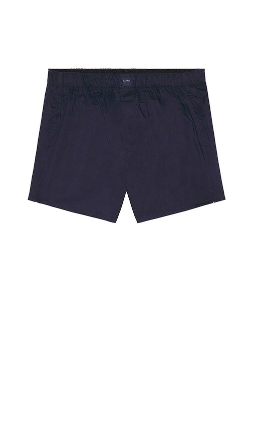 Woven Boxer 3-pack in Blue. - size L (also in M, S, XL/1X) - Calvin Klein Underwear - Modalova