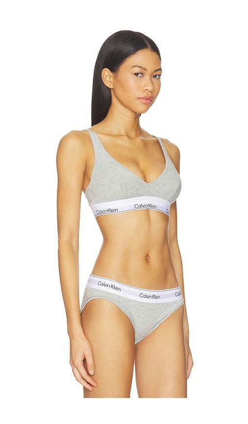 Push Up Triangle Bralette in Grey. - size L (also in M, S, XL, XS) - Calvin Klein Underwear - Modalova
