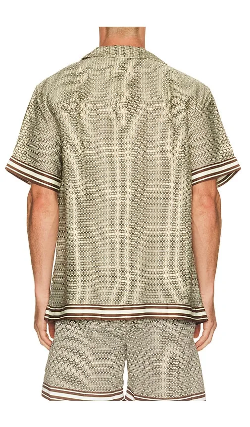 Lucena Printed Shirt in Brown. - size M (also in S) - CHE - Modalova
