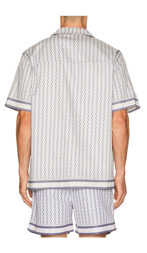 Galliano Border Shirt in Blue. - size L (also in M, S) - CHE - Modalova