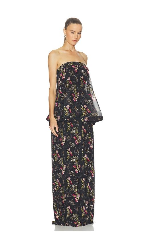 Love Letter Floral Rosaline Gown in Black. - size 0 (also in 2, 4) - Cinq a Sept - Modalova