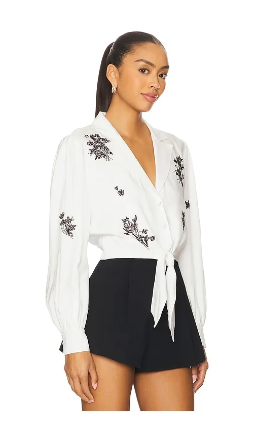 Wildflower Whimsy Marin Top in . - size L (also in XS) - Cinq a Sept - Modalova