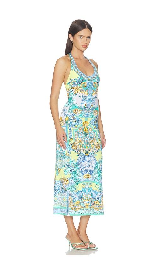 Jersey Halter Dress in Blue. - size L (also in M, S, XL, XS) - Camilla - Modalova