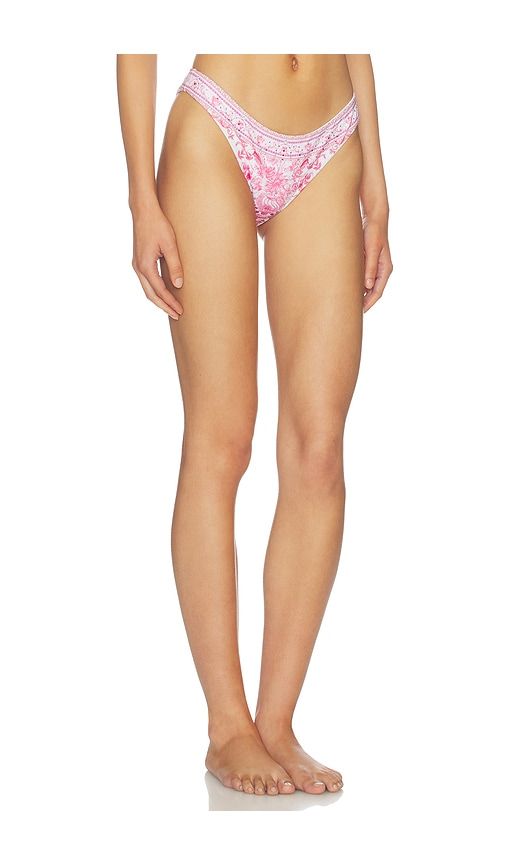Mini Regular Bikini Bottom in Pink. - size L (also in XL) - Camilla - Modalova