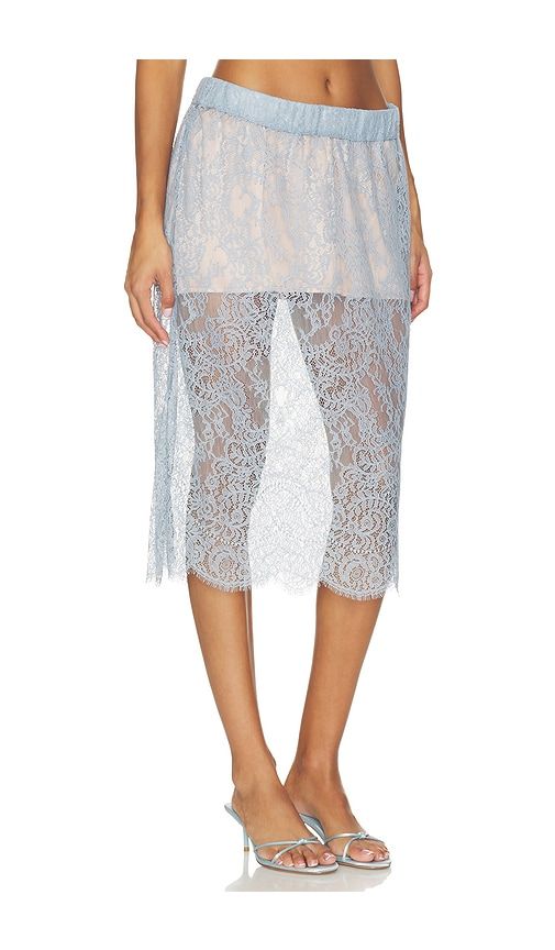 The Pencil Skirt in Blue. - size S (also in XS, M, L) - Cissa - Modalova