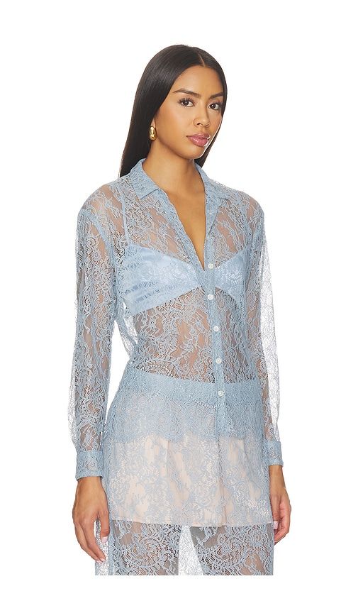 The Classic Shirt in Blue. - size S (also in XS, M, L) - Cissa - Modalova