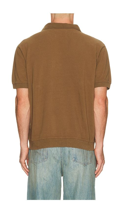 Banded Polo in Brown. - size L (also in S, XL/1X) - Citizens of Humanity - Modalova