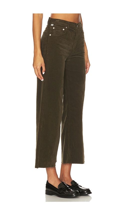 Lyra Wide Leg Crop in Brown. - size 26 (also in 34) - Citizens of Humanity - Modalova
