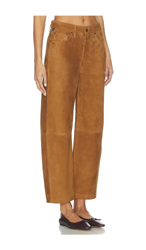 Suede Miro Relaxed Pant in Cognac. - size 25 (also in 27, 28) - Citizens of Humanity - Modalova