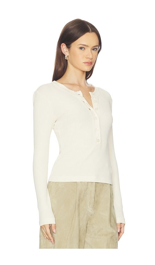 Varra Henley Top in Cream. - size L (also in XL) - Citizens of Humanity - Modalova