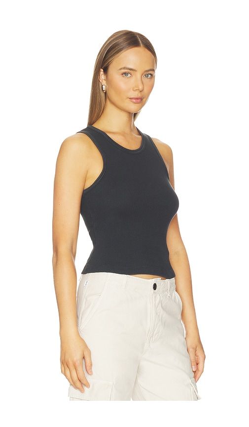 Inez Waffle Tank in Black. - size M (also in S, XL) - Citizens of Humanity - Modalova