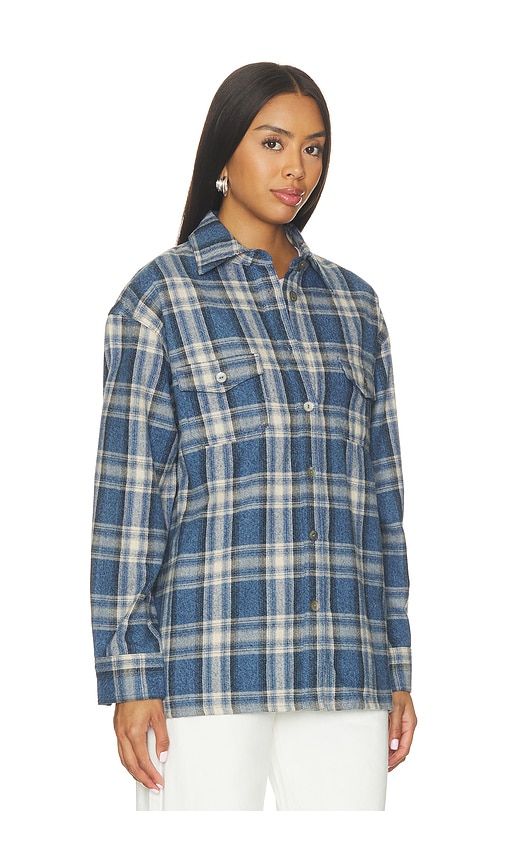 X Jennifer Meyer Vintage Long Button Up Shirt in Blue. - size L (also in M) - Citizens of Humanity - Modalova