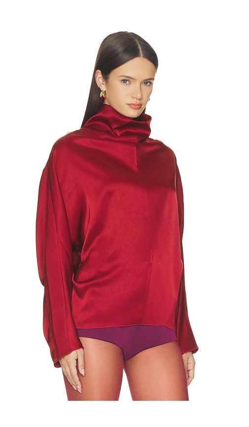 Ilaria Draped Top in Red. - size L (also in M, S, XS) - Citizens of Humanity - Modalova