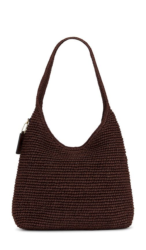 Refined Weave Straw Brooklyn 28 in Brown - Coach - Modalova