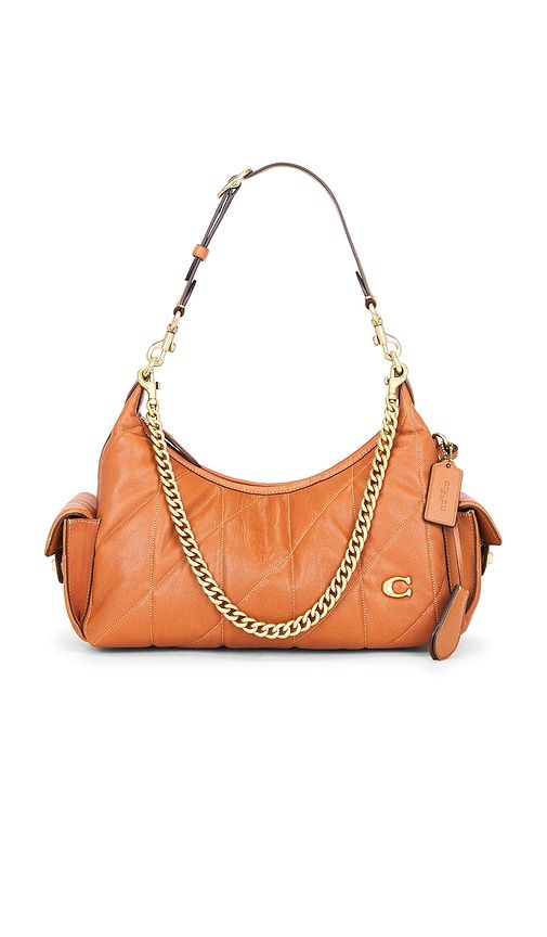 Soft Quilted Leather Pocket Juliet 30 Bag in Brown - Coach - Modalova