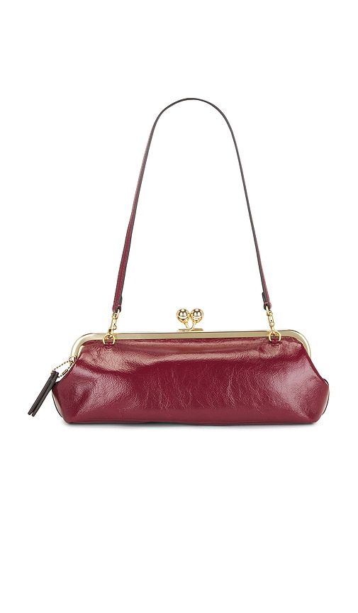 Glovetanned Leather Kisslock Frame Bag 30 in Red - Coach - Modalova