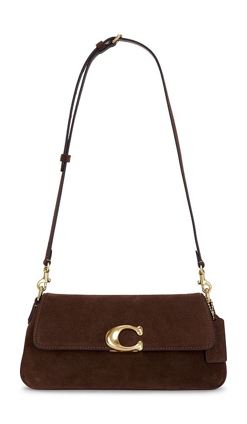 Suede Jet Shoulder Bag in Chocolate - Coach - Modalova