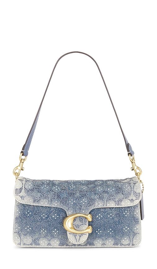 Soft Crystal Signature Tabby Bag 26 in Blue - Coach - Modalova