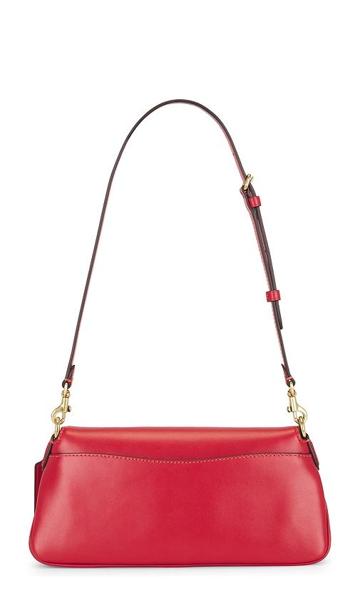 Refined Calf Leather Jet Shoulder Bag in Red - Coach - Modalova