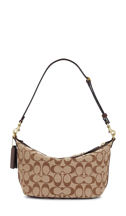 Signature Jacquard Demi Shoulder Bag in Brown - Coach - Modalova