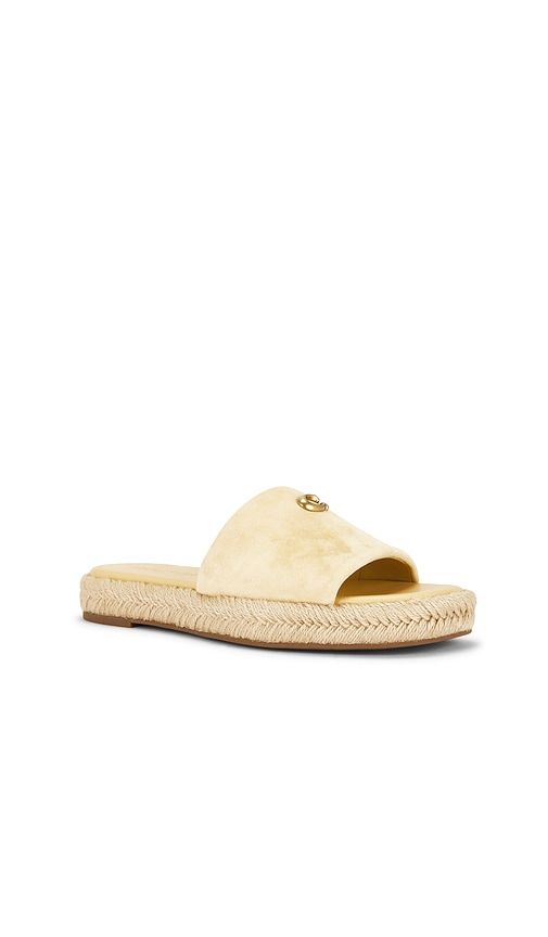 Holly Sandal in Yellow. - size 5.5 (also in 7) - Coach - Modalova
