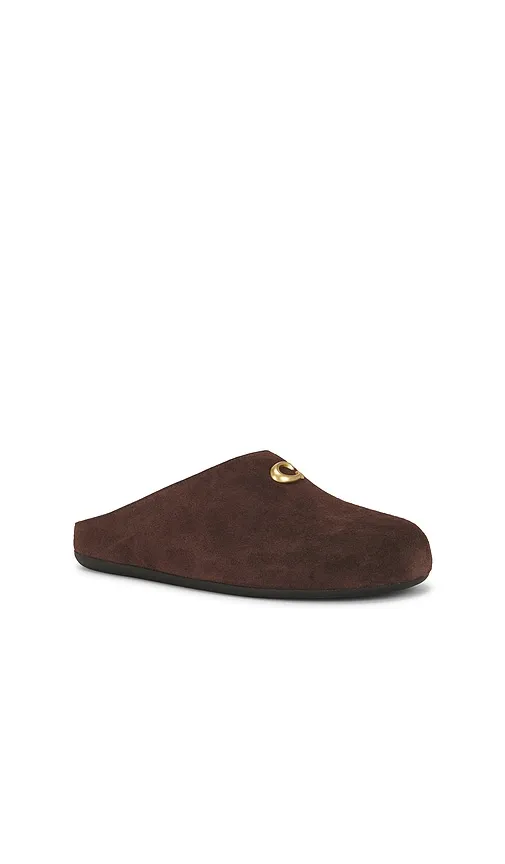 Sculpted C Soft Mule in Chocolate. - size 10 (also in 6, 7, 8, 9) - Coach - Modalova