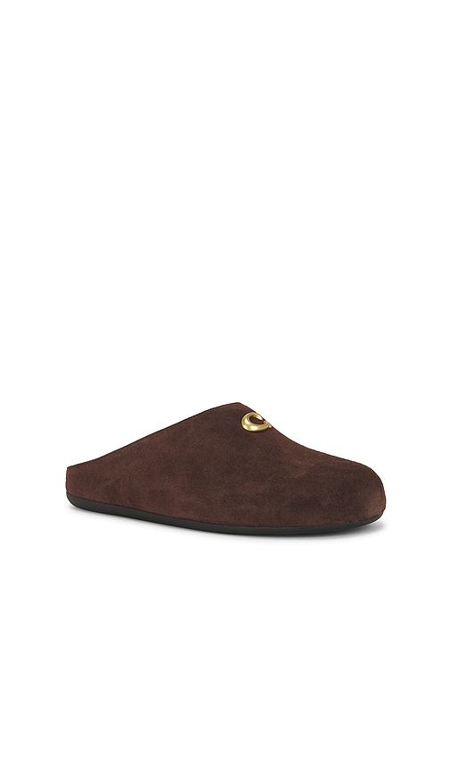 Sculpted C Soft Mule in Chocolate. - size 6 (also in 7) - Coach - Modalova