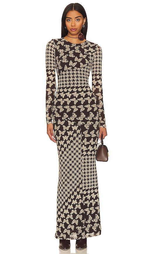 Gilma Maxi Dress in Brown. - size L (also in M, S, XL) - Camila Coelho - Modalova