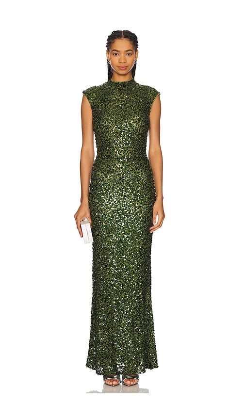 Emma Maxi Dress in Olive. - size L (also in M, S, XL, XS) - Camila Coelho - Modalova