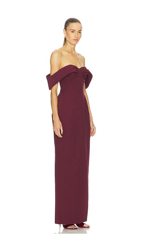 Carina Maxi Dress in Burgundy. - size M (also in S) - Camila Coelho - Modalova
