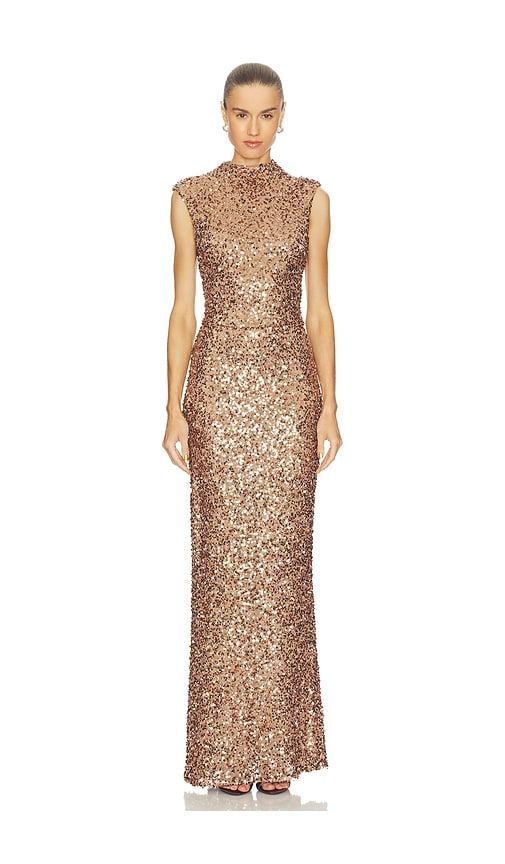 Emma Maxi Dress in Metallic . - size M (also in S, XS) - Camila Coelho - Modalova