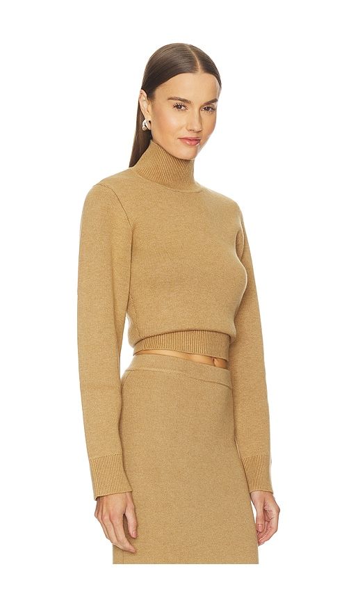 Costansa Turtleneck Sweater in Tan. - size M (also in XL) - Camila Coelho - Modalova