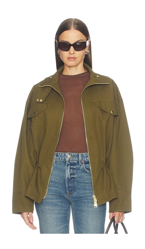 Margo Jacket in Olive. - size L (also in M, S, XL, XS, XXS) - Camila Coelho - Modalova