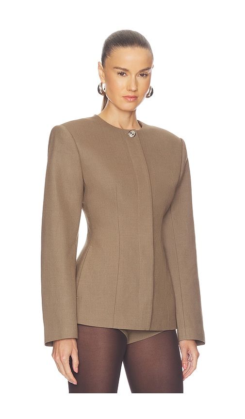 Kenna Blazer in Brown. - size L (also in M, S, XL, XS, XXS) - Camila Coelho - Modalova