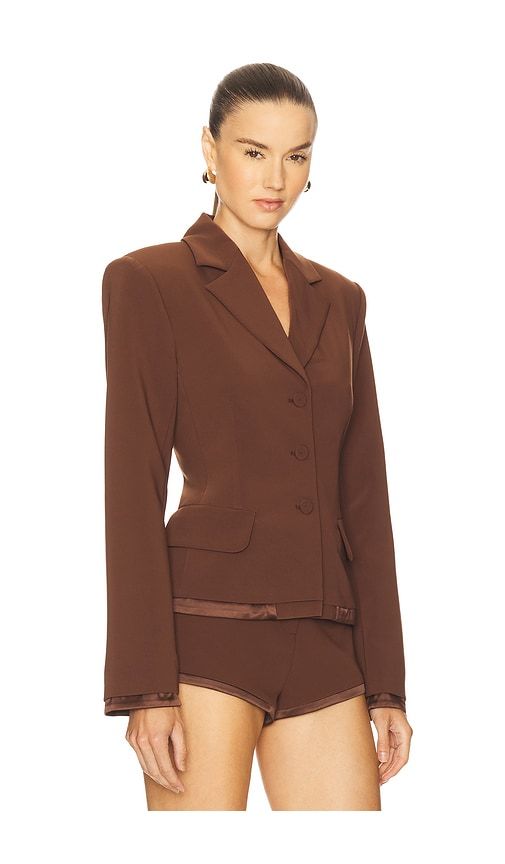 Deysi Blazer in Brown. - size M (also in S, XS) - Camila Coelho - Modalova