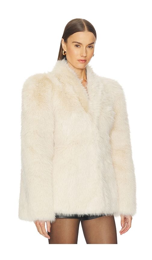 Estela Coat in Ivory. - size L (also in M, S, XL, XS, XXS) - Camila Coelho - Modalova
