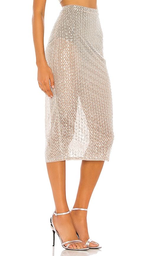 Beatriz Midi Skirt in Metallic . - size M (also in S, XL, XS, XXS) - Camila Coelho - Modalova