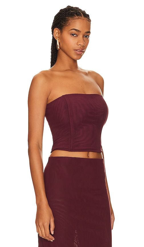 Osiris Top in Burgundy. - size M (also in S, XL, XXS) - Camila Coelho - Modalova