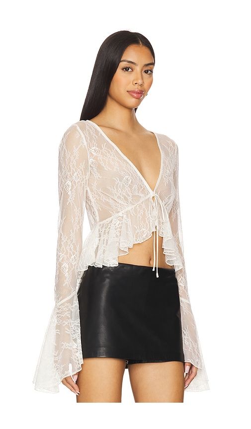 Terez Top in Cream. - size M (also in XL) - Camila Coelho - Modalova