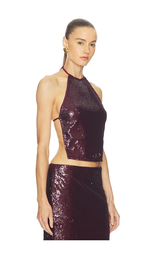 Noella Top in Burgundy. - size L (also in M, XL) - Camila Coelho - Modalova