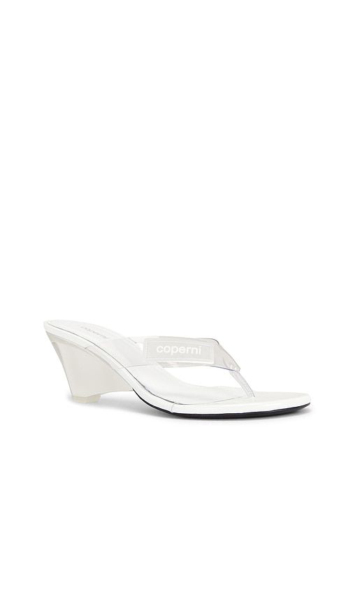 Lift Flip Flop Sandal in White. - size 37 (also in 40) - Coperni - Modalova