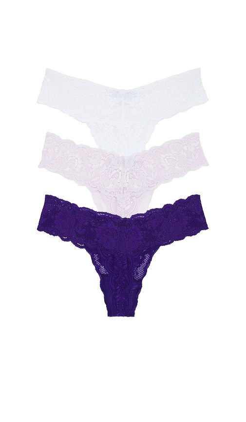 Never Say Never Cutie Thong 3 Pack in Multi - Cosabella - Modalova