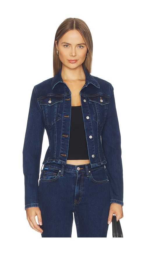 The Slim Trucker Jacket in Blue. - size L (also in M, S, XS) - COTTON CITIZEN - Modalova